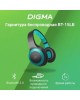 DIGMA Гарнитура накладные BT-15 черный/голубой беспроводные bluetooth оголовье (BT-15BLB)