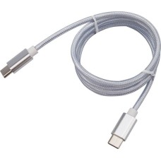 REXANT Кабель Type-C - Type-C, 2,4A, 1м, нейлон, белый