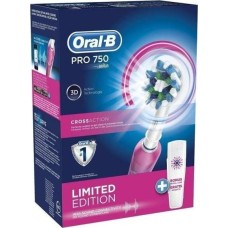 ORAL-B Электрическая зубная щетка PRO 750 LTD EDIT PINK