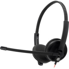 OKLICK Гарнитура HS-L900, для компьютера/мобильных устройств, накладные, проводные, черный [1532022]