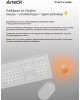 Мышь A4TECH Fstyler FG30 серый/белый оптическая (2000dpi) беспроводная USB