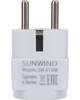 SUNWIND Адаптер-переходник SW-A110W (1 розетка) белый (коробка)