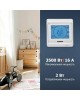 Терморегулятор REXANT (51-0533) Терморегулятор сенсорный R91XT с автоматическим программированием, 3680 Вт