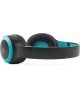 DIGMA Гарнитура накладные BT-15 черный/голубой беспроводные bluetooth оголовье (BT-15BLB)