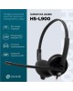OKLICK Гарнитура HS-L900, для компьютера/мобильных устройств, накладные, проводные, черный [1532022]