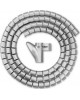 BURO Кабельный органайзер BHP CG22S Spiral Hose 20x2000mm Silver