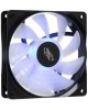 DEEPCOOL Вентилятор для корпуса RF120B (120mm, 1300rpm, 48.9 CFM, 21.9 дБ, Molex, blue light, black/white) (DP-FLED-RF120-BL)
