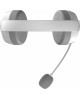 A4TECH Гарнитура BH230, для компьютера, мониторные, Bluetooth, белый / серый [bh230 white]