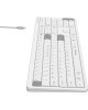 A4TECH Клавиатура Fstyler FBX55C белый USB беспроводная BT/Radio slim Multimedia (FBX55C)