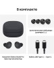 SAMSUNG Наушники Galaxy Buds 2 Pro SM-R510, Bluetooth, внутриканальные, графитовый [sm-r510nzaalta]