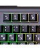 OKLICK Клавиатура 717G BLACK DEATH, USB, черный оранжевый [476395]