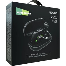 Наушники MORE CHOICE (4610196409592) BW01 TWS Black