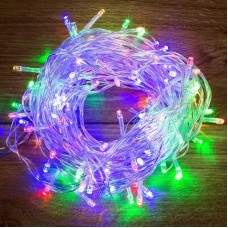 Гирлянда NEON-NIGHT (303-309) ТВИНКЛ 20 м, прозрачный ПВХ, 160 LED Мультиколор, не соединяется