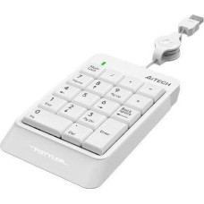 A4TECH Числовой блок Fstyler FK13, USB, без русского алфавита, белый [fk13 usb ( white )]