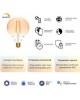 GAUSS Умная лампа IoT Smart Home E27 6.5Вт 720lm Wi-Fi (упак.:1шт) (1340112)
