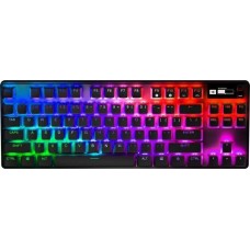 STEELSERIES Клавиатура Apex Pro TKL Wireless (2023), USB, c подставкой для запястий, черный Нанесена русская раскладка [64865]