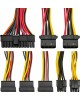 Блок питания EXEGATE 500W AB500, ATX, 8cm fan, 24p+4p, 3*SATA, 2*IDE, FDD (EX219185RUS)