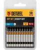 Набор бит DENZEL Набор бит SL5,0х50, сталь S2, шестигранный профиль, 10шт. 11659