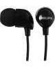 PHILIPS Наушники TAE1126BK/51, Проводная гарнитура TAE1126, черные (с кнопкой ответа), 3.5 мм, вкладыши, черный