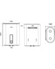 HAIER Водонагреватель ES80V-F7 3кВт 80л электрический настенный/белый