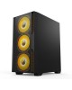 ACCORD Корпус ACC-ZCU1B черный без БП mATX 5x120mm 2xUSB3.0 1xUSB3.1 audio