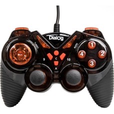 Геймпад DIALOG GP-A13 черно-красный