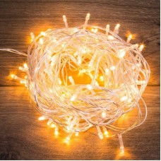 Гирлянда NEON-NIGHT (303-306) ТВИНКЛ 20 м, прозрачный ПВХ, 160 LED Теплый белый, не соединяется