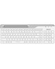 A4TECH Клавиатура Fstyler FBK25 белый/серый USB беспроводная BT/Radio slim Multimedia