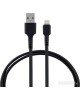 ENERGY Кабель ET-30 USB/Lightning, цвет - черный (104113)