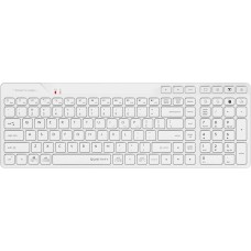 A4TECH Клавиатура Fstyler FBK27C AS, USB, Bluetooth/Радиоканал, белый