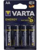 Элементы питания VARTA LR6 AA BL4 ENERGY ALKALINE 1.5V (4106) (4106213414)
