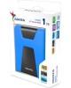 Внешний жесткий диск A-DATA DashDrive Durable HD650, 1ТБ, синий (AHD650-1TU31-CBL)
