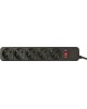 PC PET AP01006-5-B 5м (5 розеток) черный (пакет ПЭ)