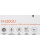 A4TECH Fstyler FH200U серый/синий 2м накладные USB оголовье (FH200U BLUE)