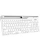 A4TECH Клавиатура Fstyler FBK25 белый/серый USB беспроводная BT/Radio slim Multimedia