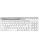 A4TECH Клавиатура Fstyler FBK25 белый/серый USB беспроводная BT/Radio slim Multimedia