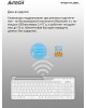 A4TECH Клавиатура Fstyler FBK25 белый/серый USB беспроводная BT/Radio slim Multimedia