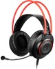 A4TECH Наушники с микрофоном Bloody G200S черный/красный 2м мониторные USB оголовье (G200S USB/ BLACK +RED)