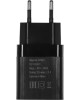 BURO Сетевое зар./устр. BUWE1 10.5W 2.1A 2xUSB универсальное черный (BUWE10S200BK)