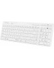 A4TECH Клавиатура Fstyler FBK27C AS, USB, Bluetooth/Радиоканал, белый