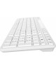 A4TECH Клавиатура Fstyler FBK27C AS, USB, Bluetooth/Радиоканал, белый