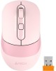 A4TECH Мышь беспроводная Fstyler FB10CS, Bluetooth/Радио, оптическая, USB, 2000dpi, розовый [fb10cs usb baby pink]