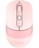 A4TECH Мышь беспроводная Fstyler FB10CS, Bluetooth/Радио, оптическая, USB, 2000dpi, розовый [fb10cs usb baby pink]