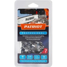 Цепь PATRIOT 862321040 91LP-56E, 3/8 1,3 56 звеньев, чизель, PROFESSIONAL (блистер)
