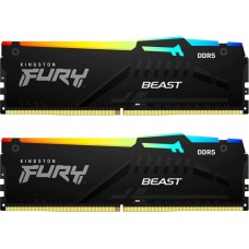 KINGSTON Память DDR 5 DIMM 32Gb(16х2) PC-41600,5200MHz CL40 (Kit of 2) (KF552C40BBAK2-32)