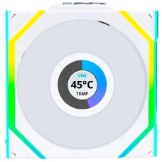 LIAN-LI Вентилятор для корпуса Uni Fan SL Wireless 120 LCD ARGB 120х124.5x28 белый 4-pin 29.5дБ (упак.:3шт) (G99.12SLLCD1W3W.R0) Ret