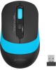 Мышь A4TECH FStyler FG10 черный/синий оптическая (2000dpi) беспроводная USB