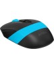 Мышь A4TECH FStyler FG10 черный/синий оптическая (2000dpi) беспроводная USB