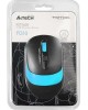 Мышь A4TECH FStyler FG10 черный/синий оптическая (2000dpi) беспроводная USB
