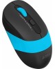 Мышь A4TECH FStyler FG10 черный/синий оптическая (2000dpi) беспроводная USB